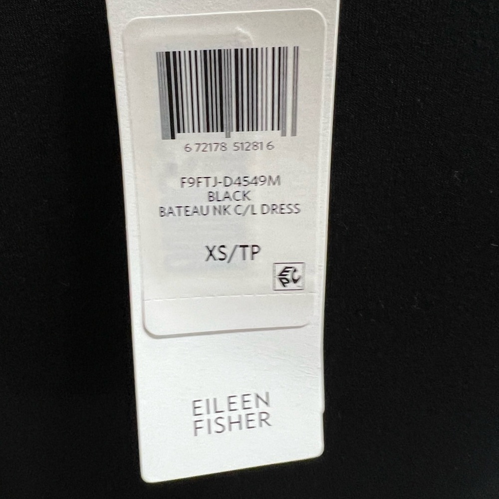 Eileen Fisher Viscose-Jersey Bateau-Neck Midi Dress - XS/TP - Picture 7 of 8